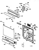 Escutcheon & door assembly