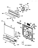 Escutcheon & door assembly