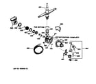 Hotpoint HDA2030Z00WW motor-pump mechanism diagram