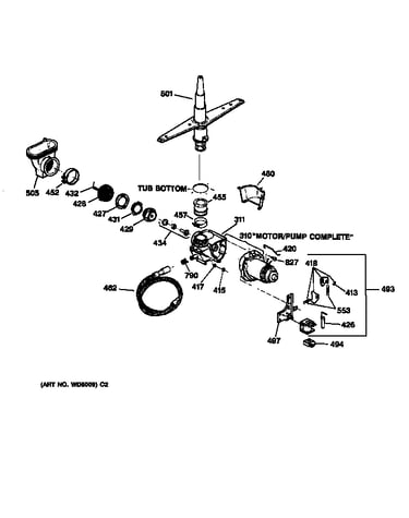 Motor-pump mechanism