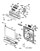 Escutcheon & door assembly
