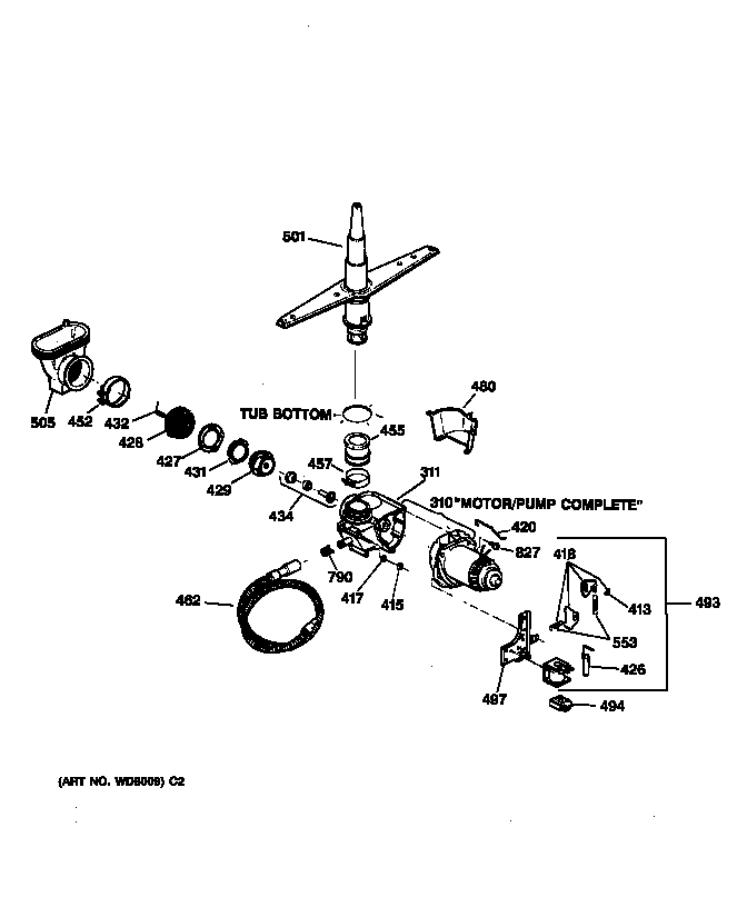 MOTOR-PUMP MECHANISM