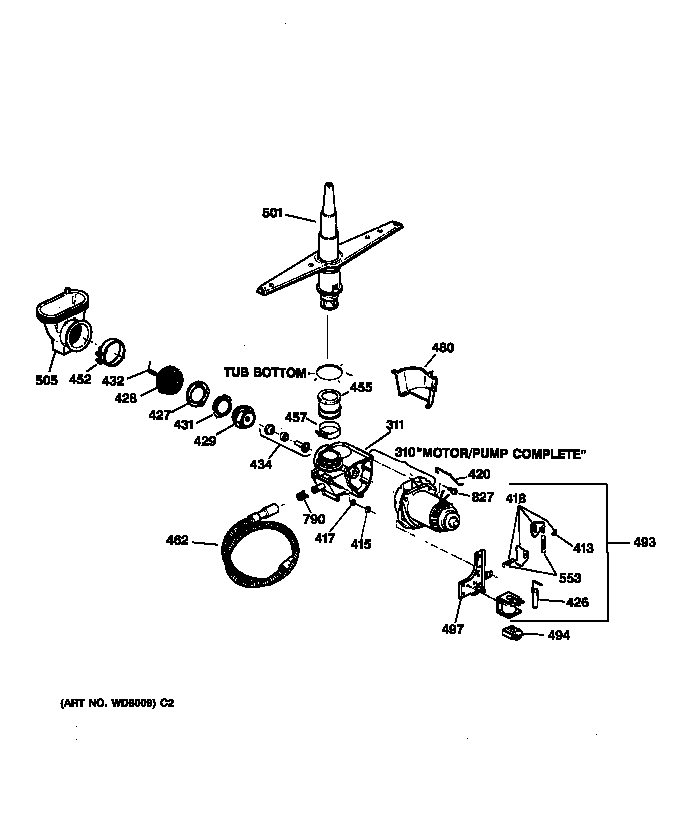 MOTOR-PUMP MECHANISM