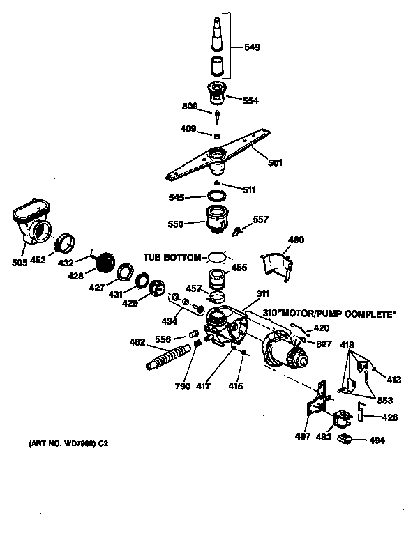 Motor-pump mechanism