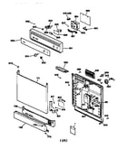 Escutcheon & door assembly