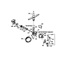 GE PSD2220Z00BB motor-pump mechanism diagram