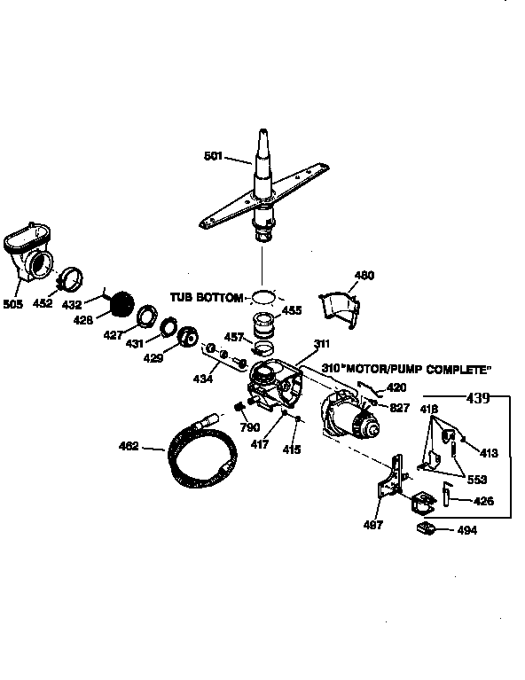 Motor-pump mechanism