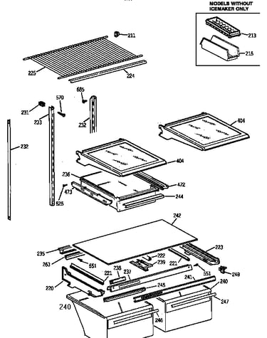 Shelf parts