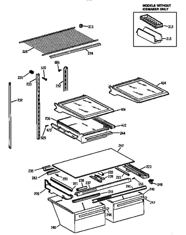 Shelf parts