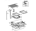 Kenmore 36368167891 shelf parts diagram