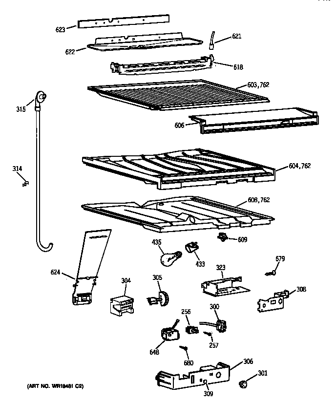 COMPARTMENT SEPARATOR PARTS