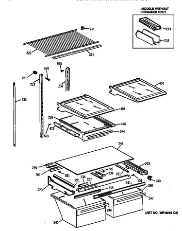 Shelf parts