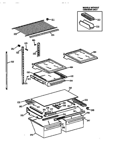 Shelf parts