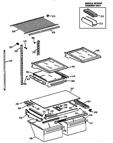 Shelf parts