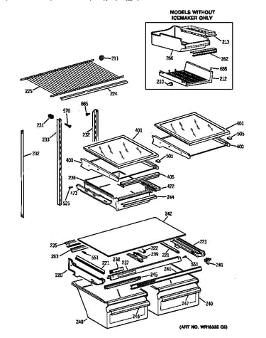 Shelf parts