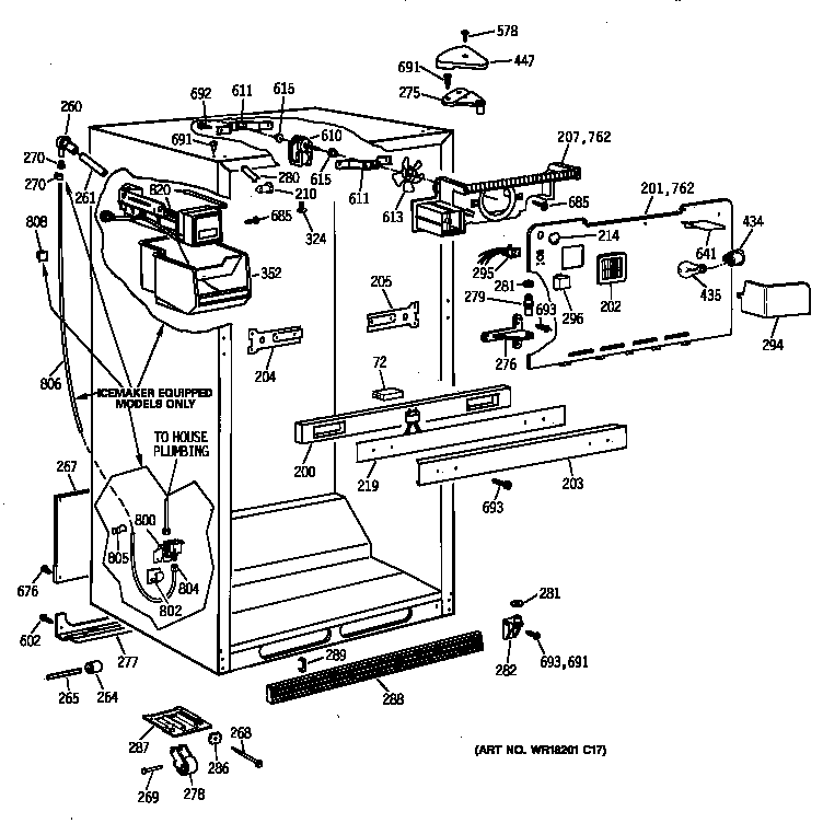 Cabinet parts