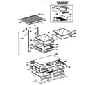 Kenmore 36378597893 shelf parts diagram