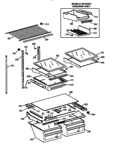 Shelf parts