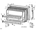 Kenmore 36368852892 freezer door diagram