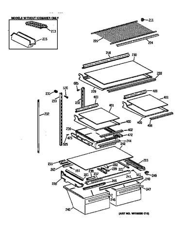 Shelf parts