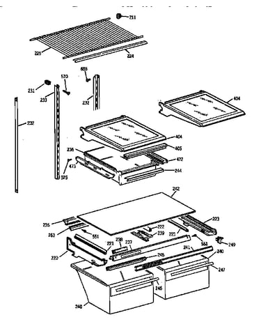 Shelf parts