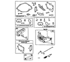 Craftsman 917389390 air cleaner assembly and gasket set diagram