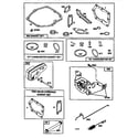 Craftsman 917377550 air cleaner assembly and gasket set diagram