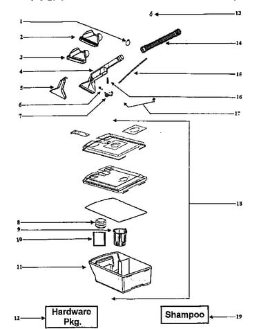 Recovery tank assembly