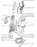 Handle and bag housing