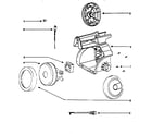 Eureka 3673AN unit parts diagram