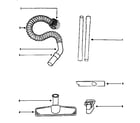 Eureka 3673AN attachment parts diagram