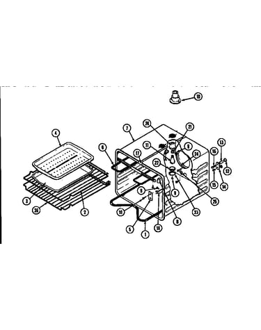 Oven liner-lower