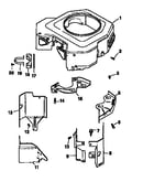 Blower housing and baffles