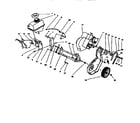 Lawn-Boy 320 (28220-7900001 & UP) engine and frame diagram