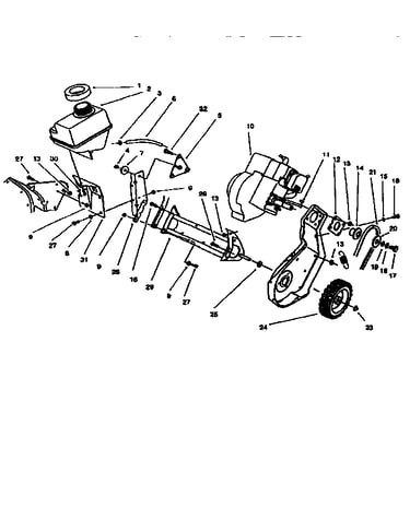 Engine and frame