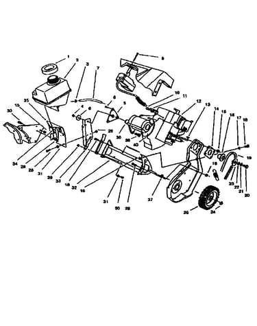 Engine and frame 28222 (electric)
