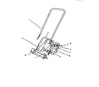 Lawn-Boy 320 (28220-7900001 & UP) handle assembly diagram