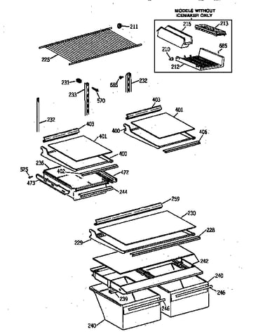 Shelf parts