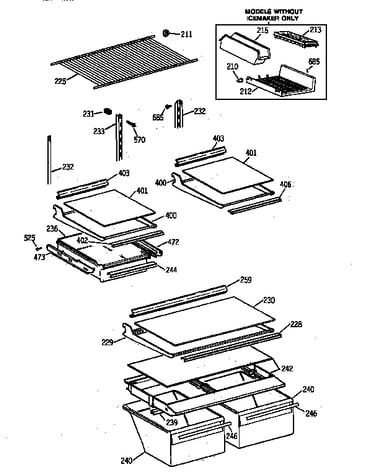 Shelf parts