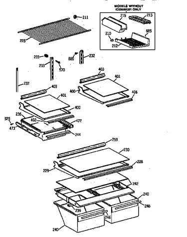 Shelf parts