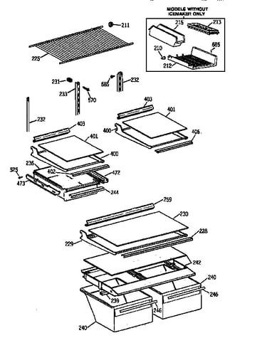 Shelf parts