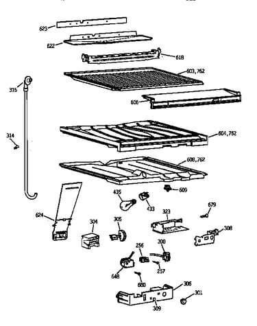 Compartment separator parts