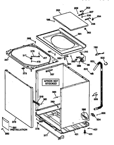 Cabinet, cover & front panel