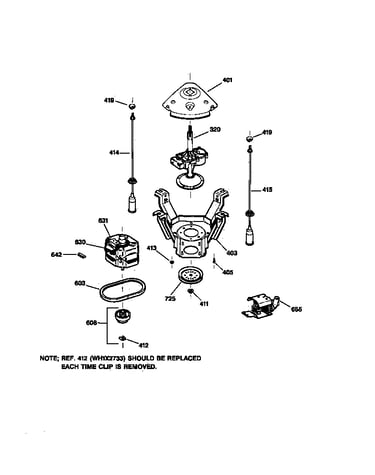 Suspension, pump & drive components