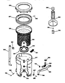 Tub, basket & agitator