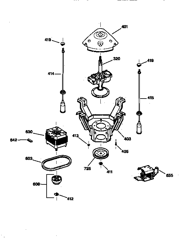 SUSPENSION, PUMP & DRIVE COMPONENTS