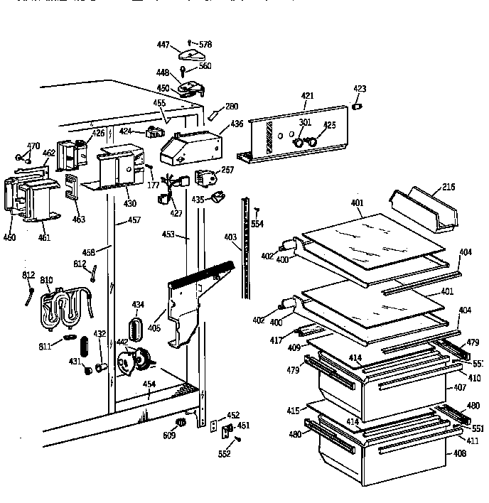Fresh food section