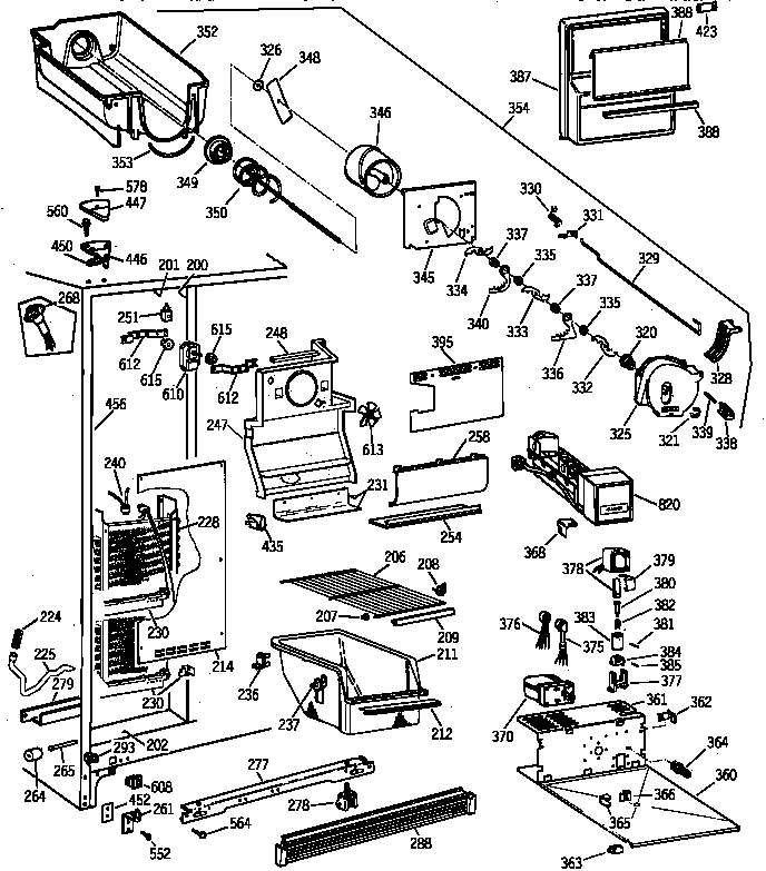 Freezer section