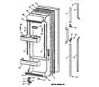 GE TFZ22PRYFWW fresh food door diagram