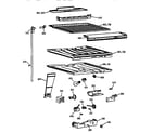 Hotpoint CTX18GIZCRAA compartment separator parts diagram